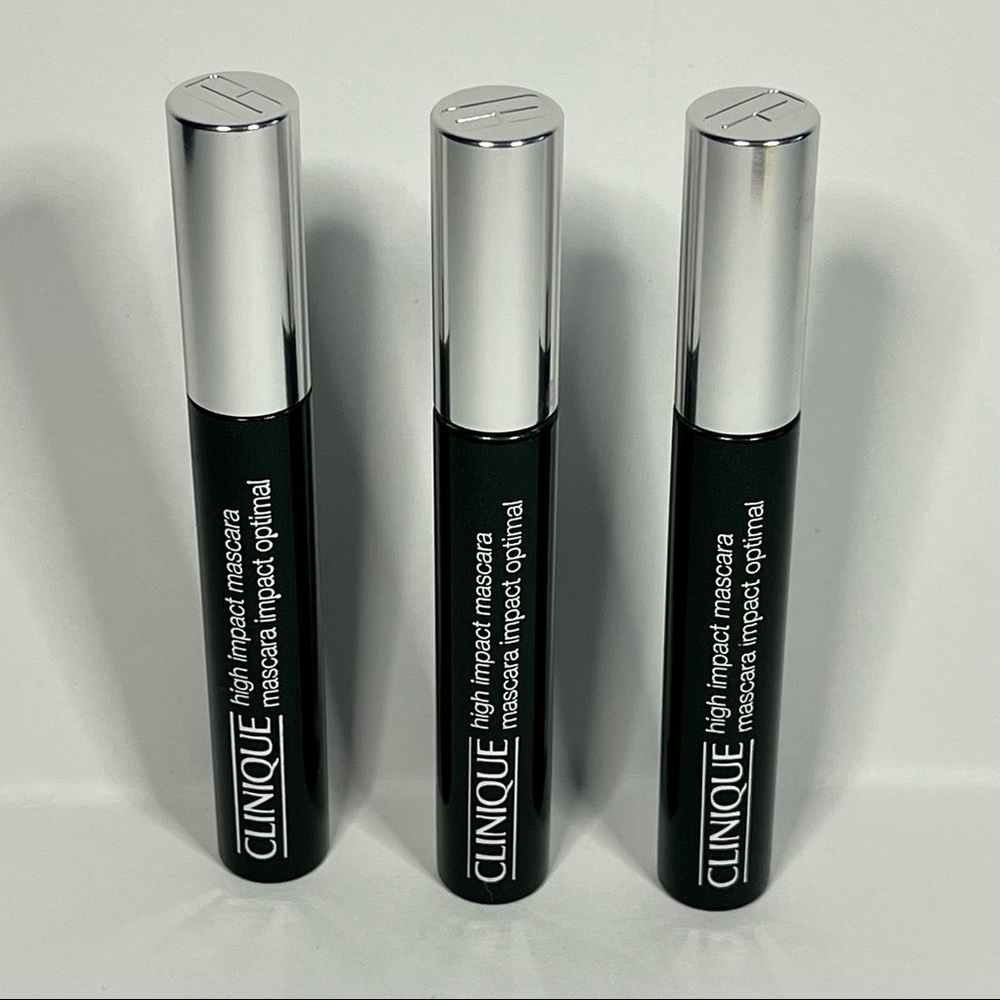 3 x Full Size Clinique High Impact Mascara NEW